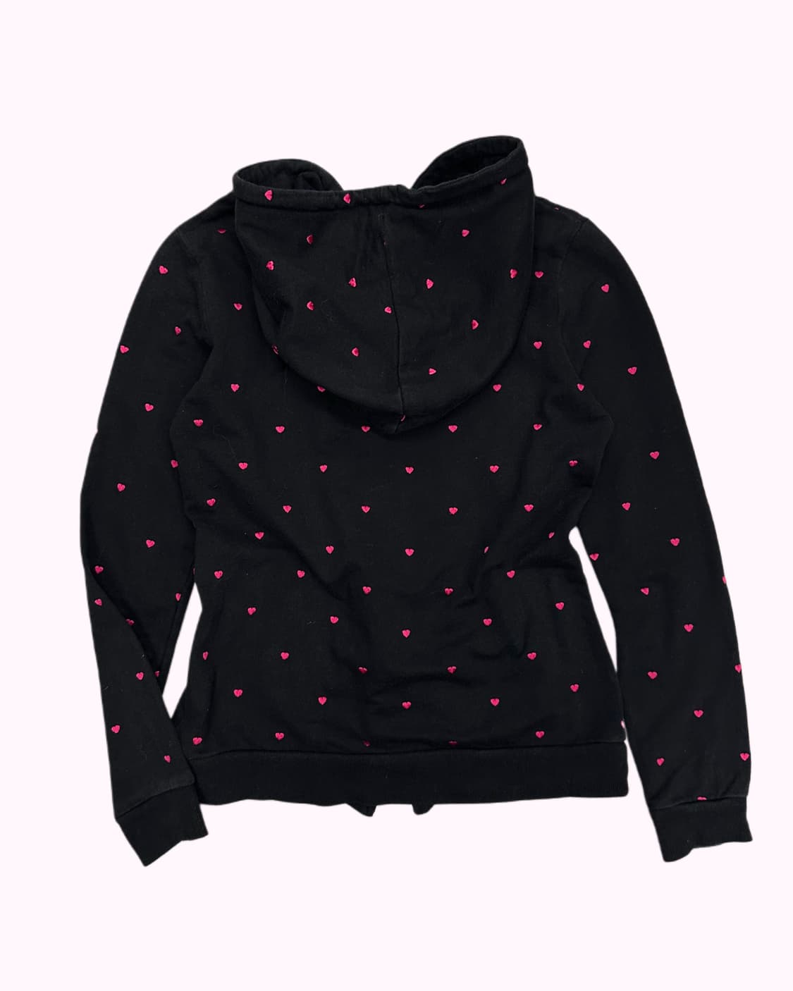 PINKY GIRLS heart pattern hood zip-up 상품이미지4