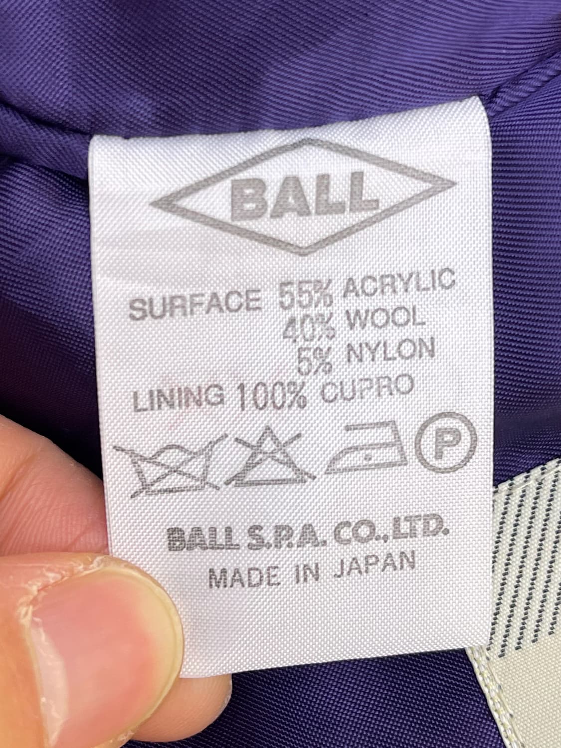 Ball 90s 타탄 체크 울 자켓 상품이미지9