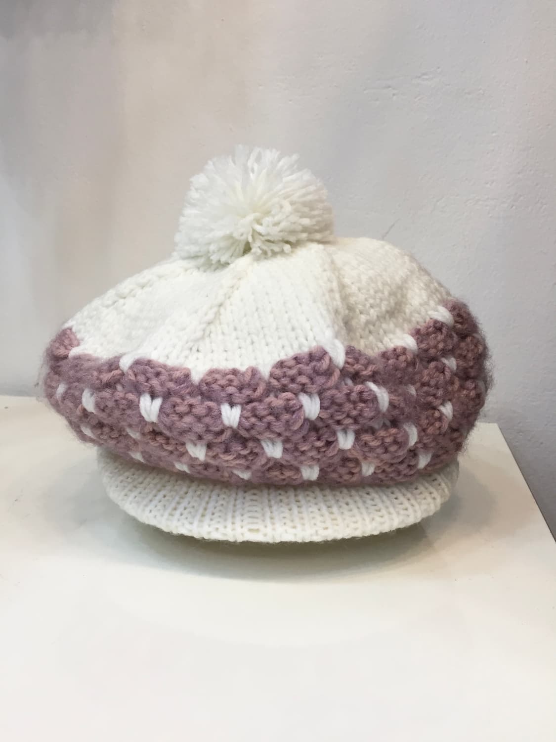 빈티지 방울 니트 캡 모자 상품이미지5