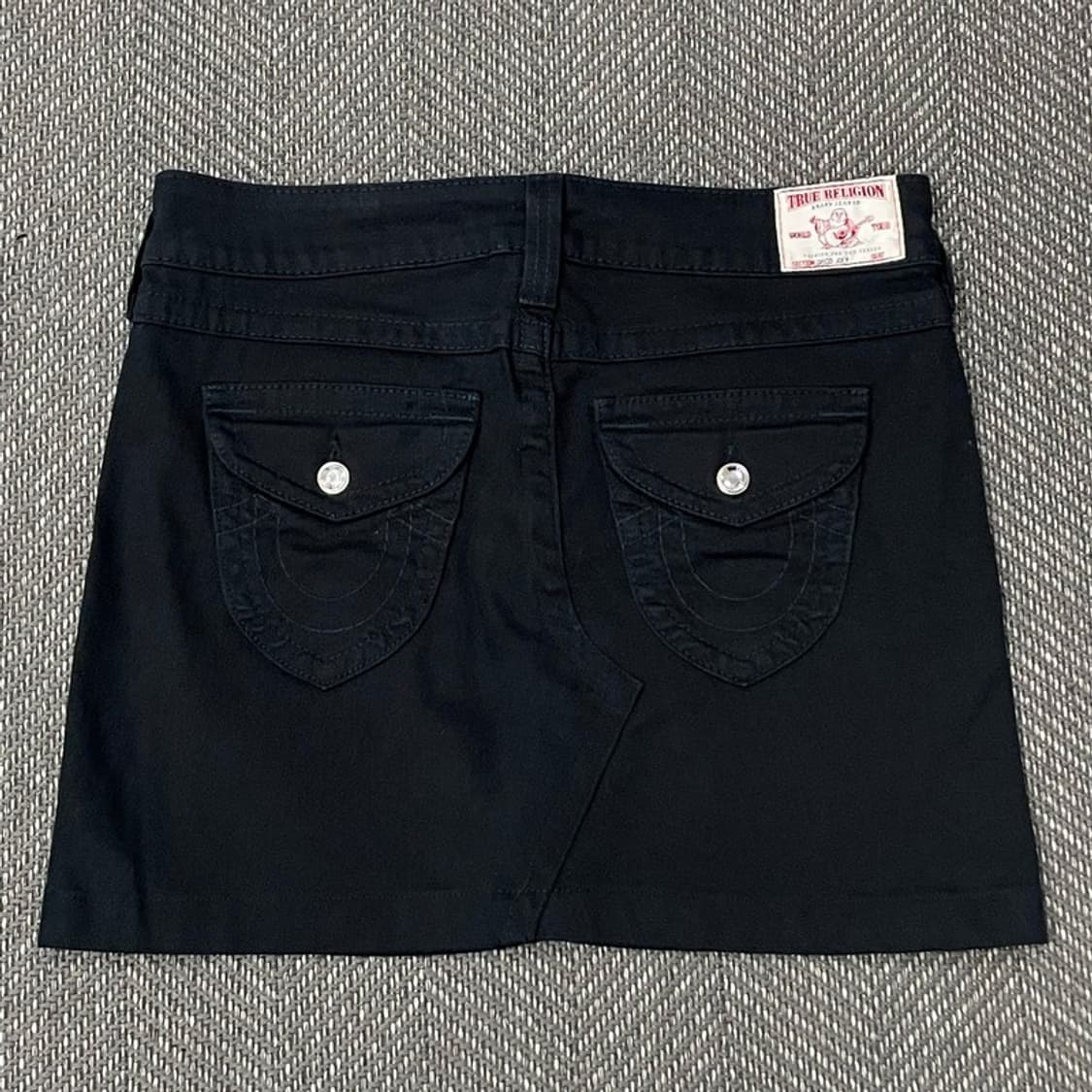 트루릴리전 큐빅 데님 스커트 v0145 상품이미지2