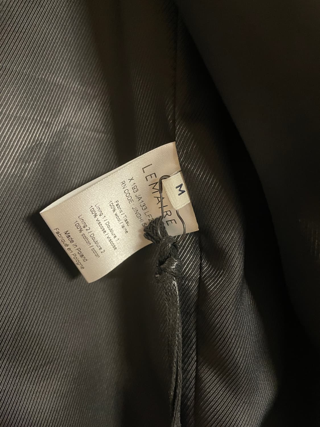 르메르/19fw 더블 브레스티드 자켓/ M 상품이미지2