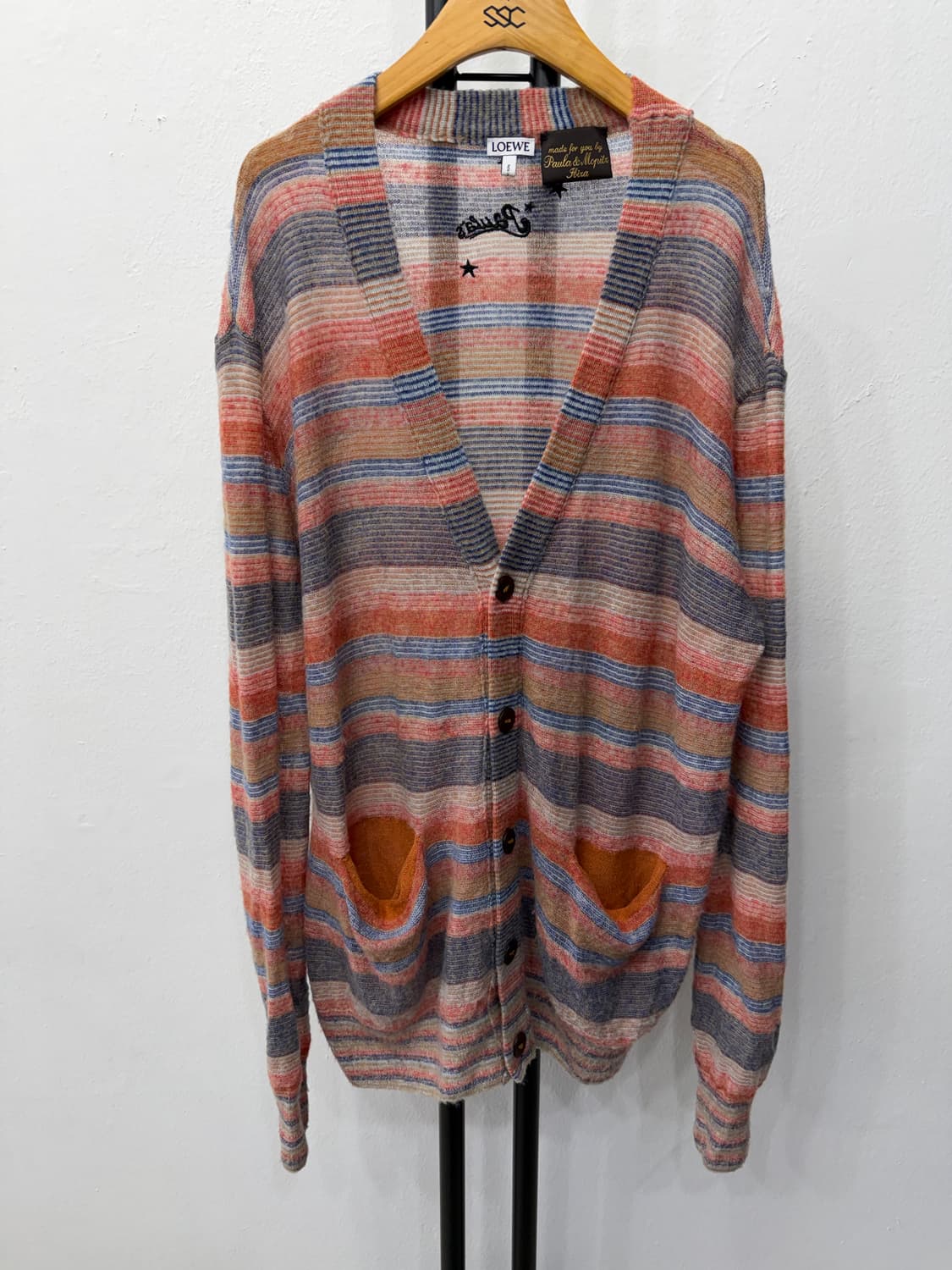정품) LOEWE 로에베 X Paula's Ibiza  오버핏 가디건 S 상품이미지1