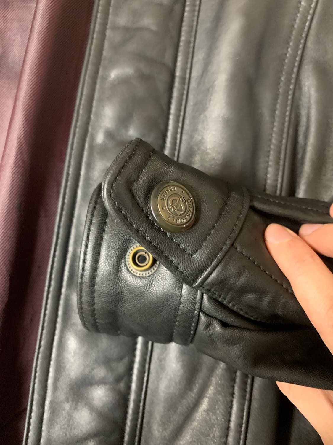 90s 양가죽 봄버자켓 상품이미지7