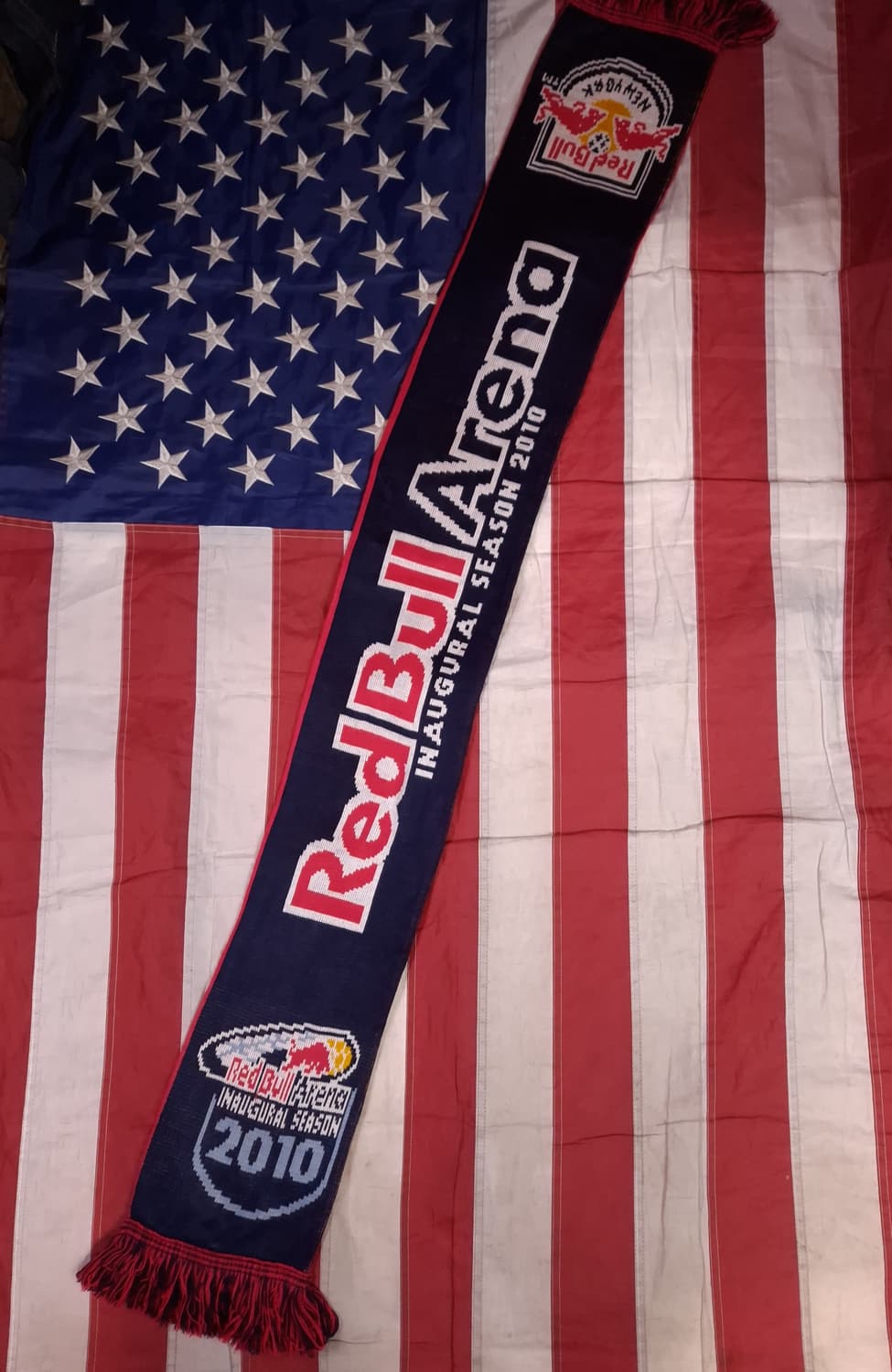 새제품급 뉴욕레드불스 리버서블 아크릴 축구 머플러 상품이미지6