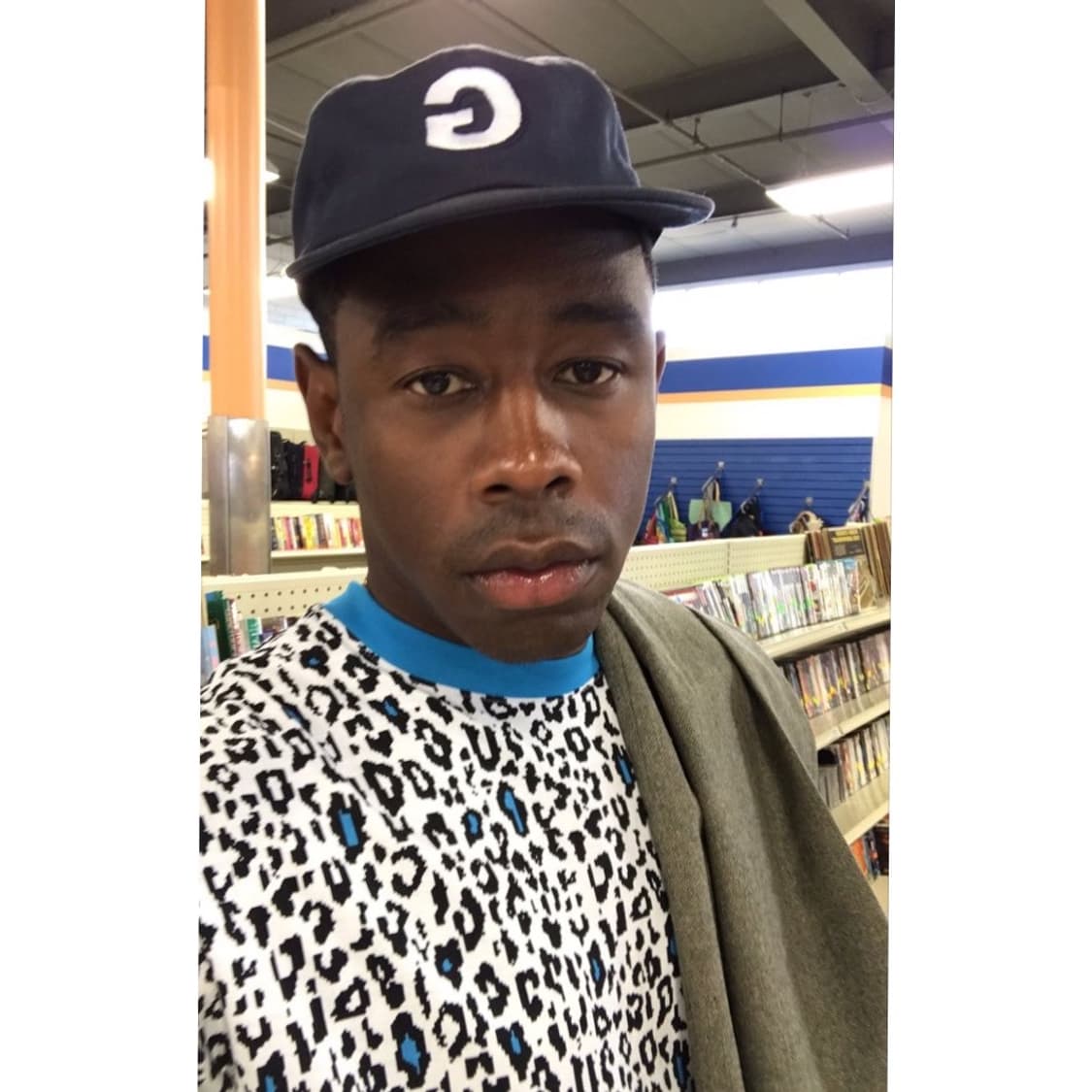 골프왕 G 로고 캡 네이비 상품이미지1