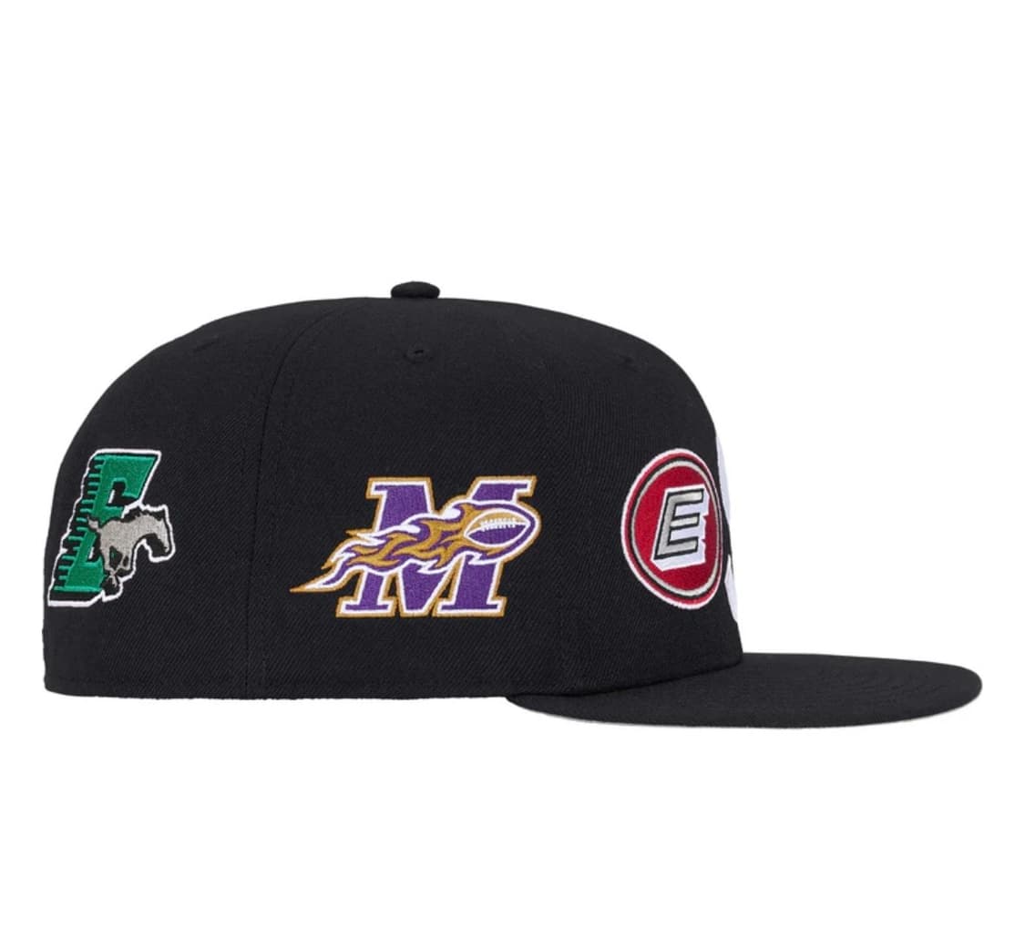 슈프림 x 뉴에라 마스코트 S로고 블랙  상품이미지2