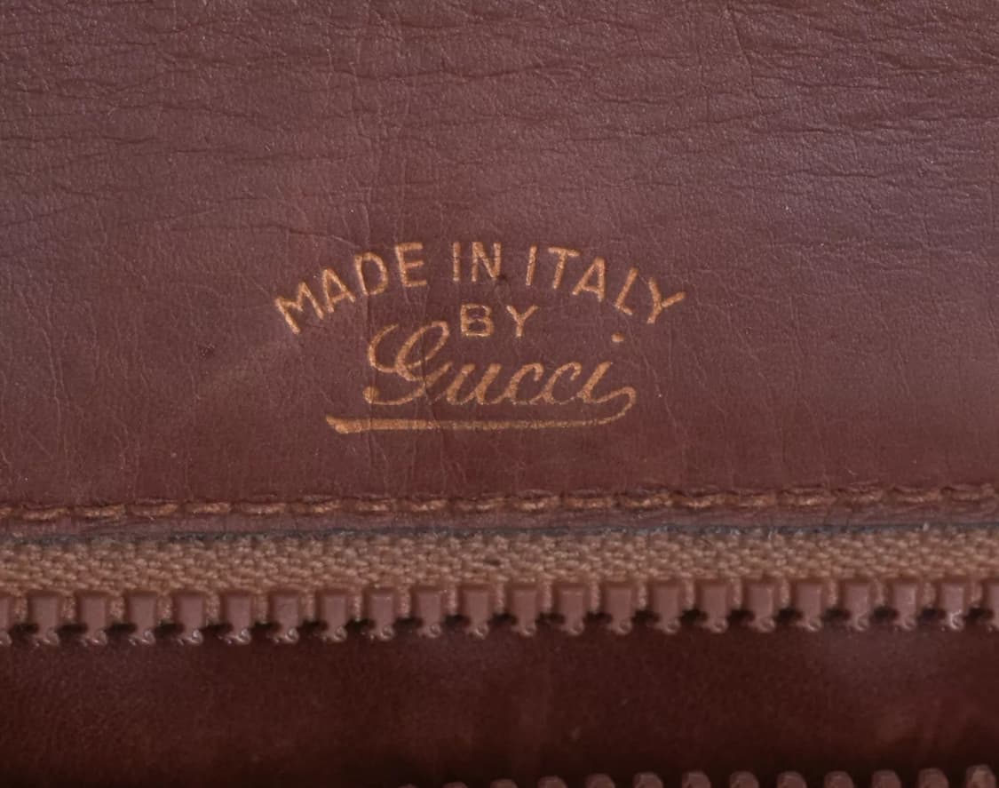 70s 구찌 빈티지 빅 G 로고 숄더백 브라운 상품이미지5