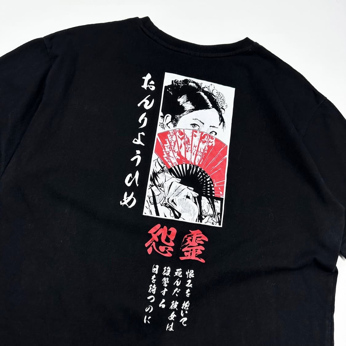 VTG 빈티지 프린팅 블랙 반팔 티셔츠 (XXL) 상품이미지5