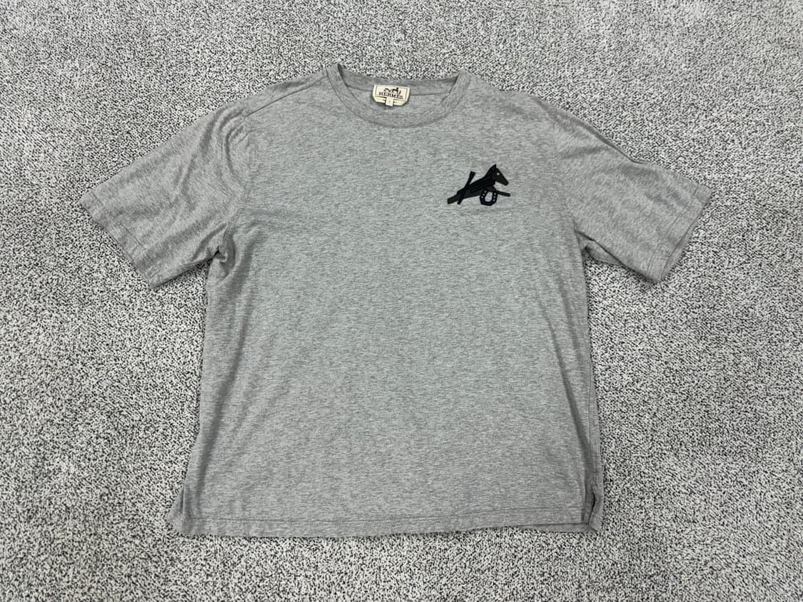 에르메스 홀스레더 반팔티  상품이미지1