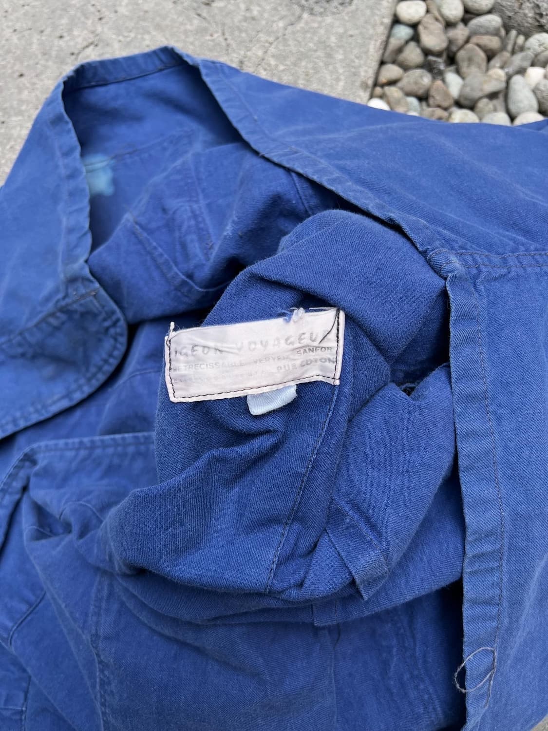 FADED VINTAGE WASHING BELTED 빈티지프렌치워크자켓 상품이미지3