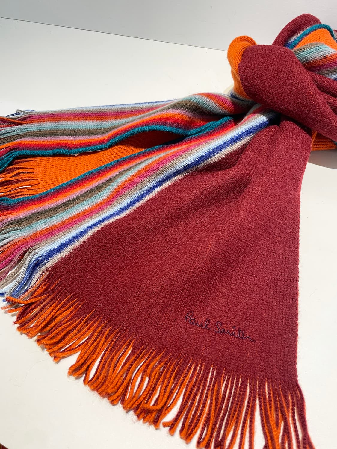 폴스미스 배색 목도리 A1415 상품이미지3