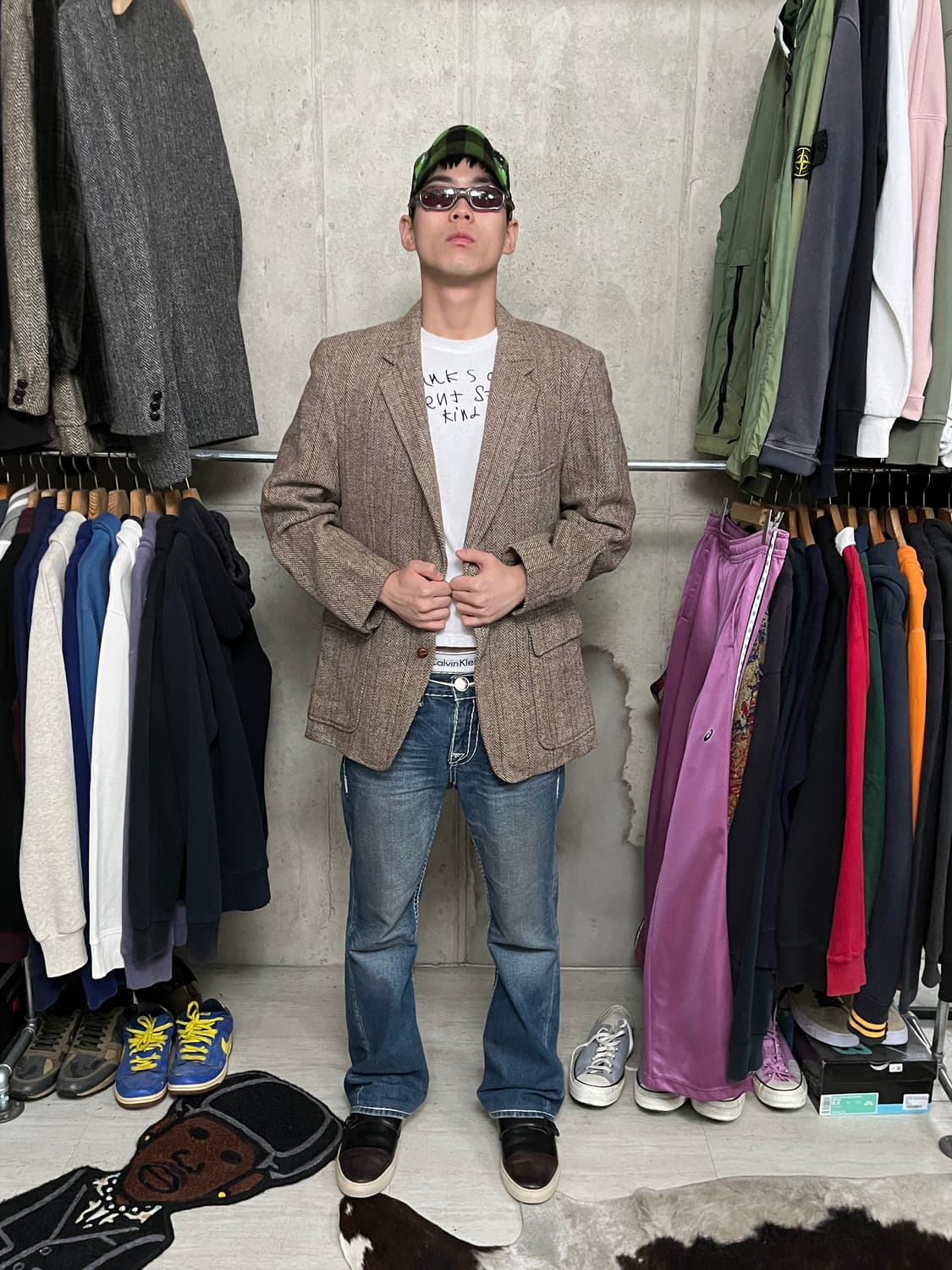 80s VINTAGE HARRISTWEED JACKET 상품이미지1