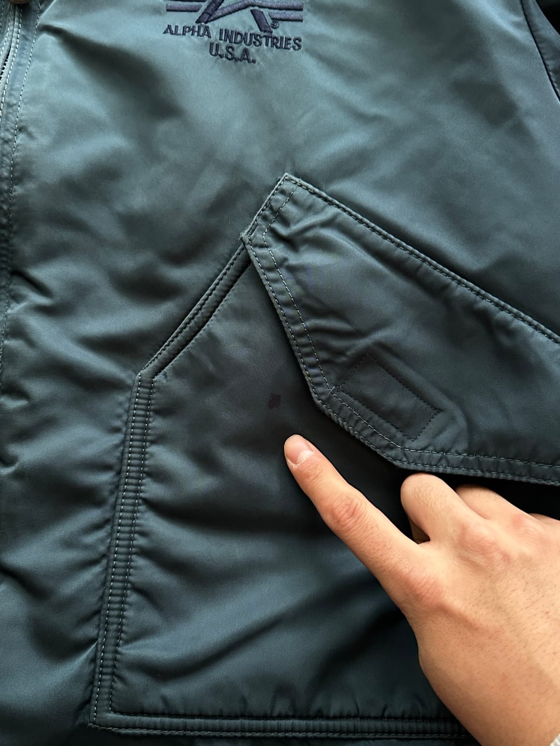 알파인더스트리 cwu 패치 플라이트 자켓 상품이미지5