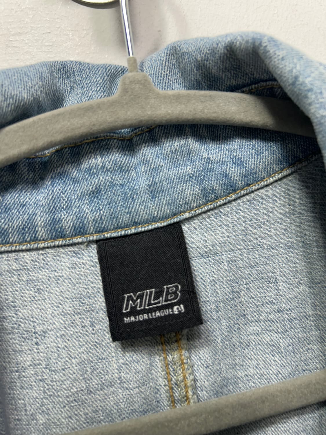 MLB 여성 데님 롱코트 S  상품이미지4