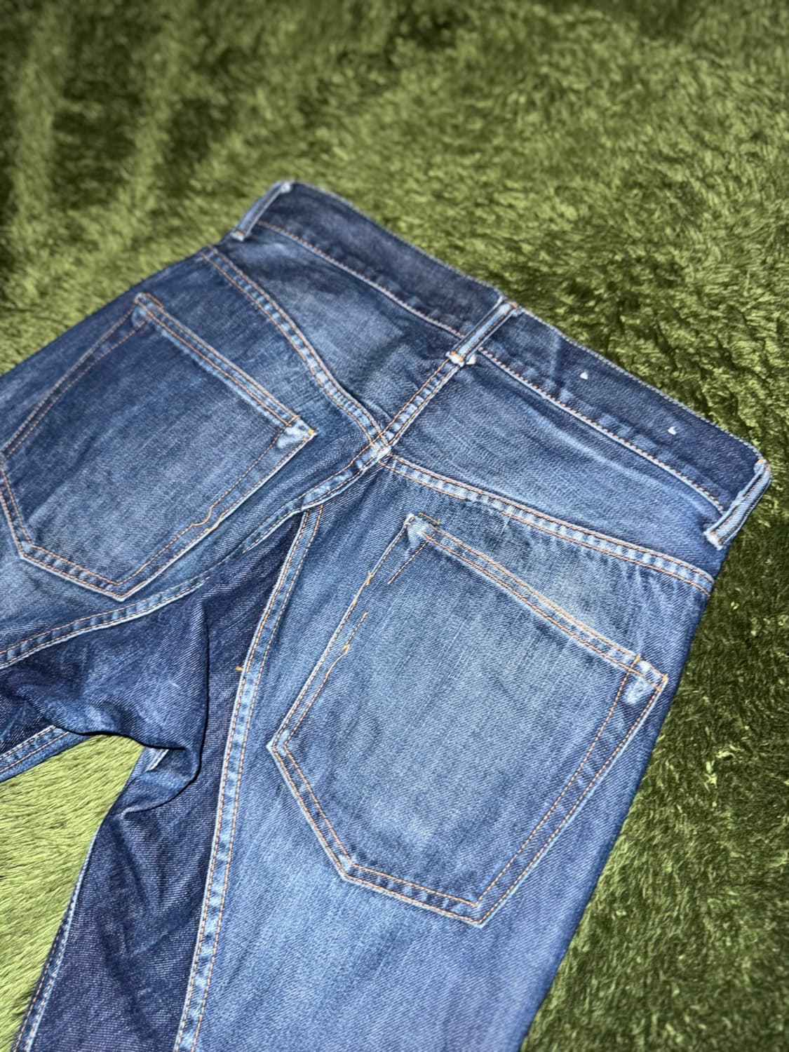 마스터피스 MADE IN JAPAN 버튼 플라이 셀비지 데님 팬츠 상품이미지9