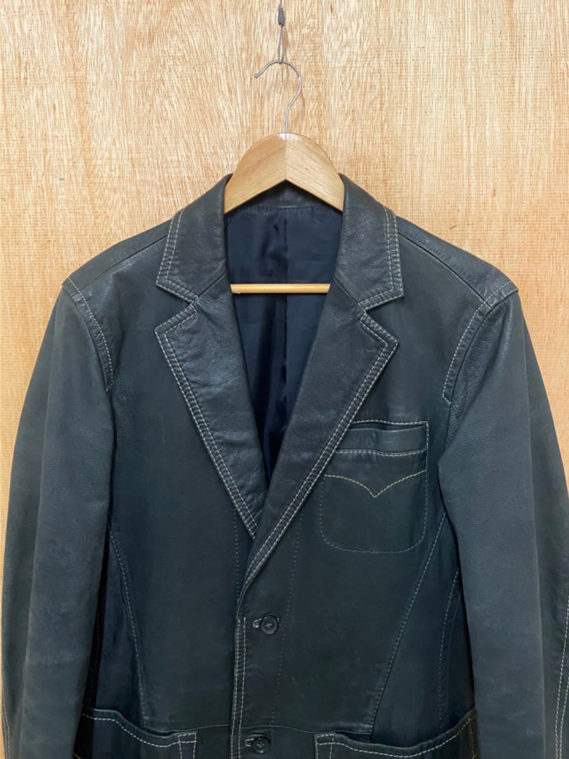 VTG western leather blazer 상품이미지6
