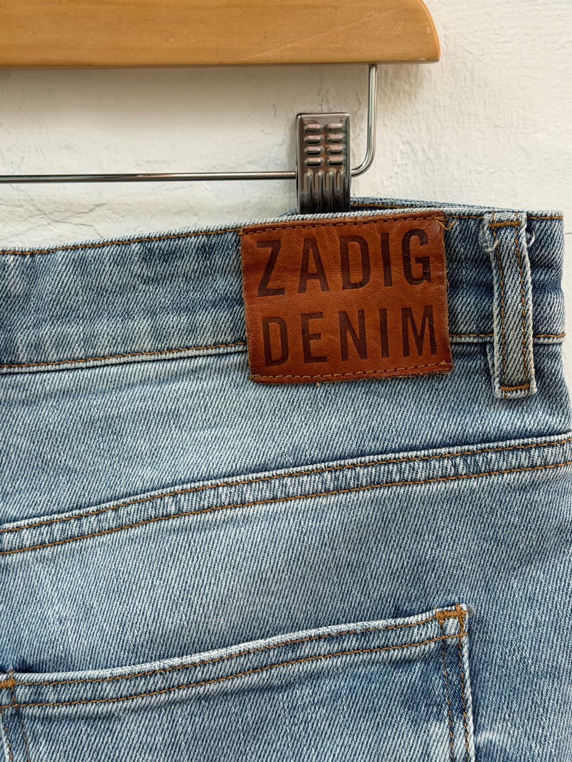 Zadig&Vortaire 라이트 워시 스트레이트 데님팬츠 28 상품이미지8