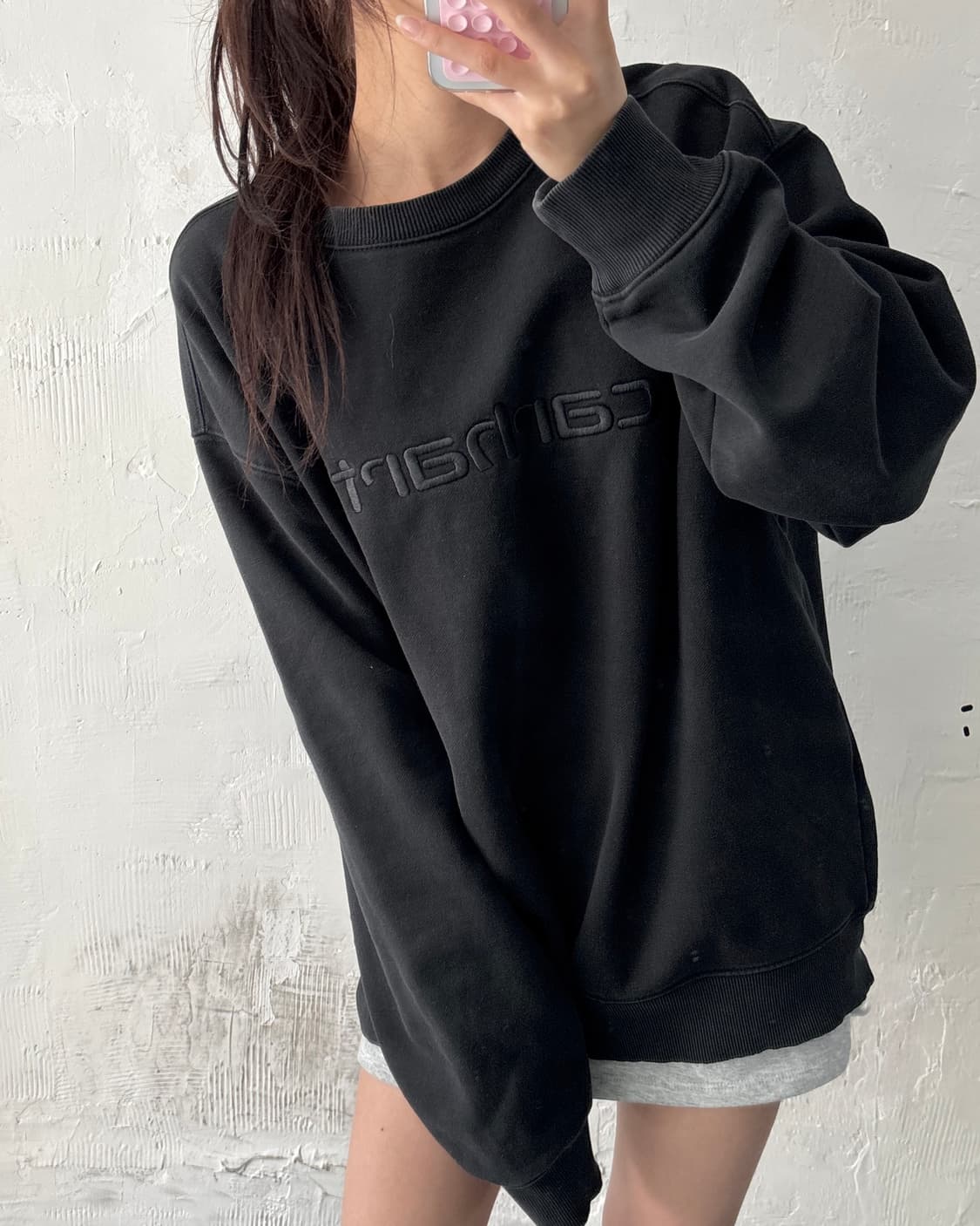 Carhartt 칼하트 WIP 블랙컬러 스웻셔츠 맨투맨 상품이미지5