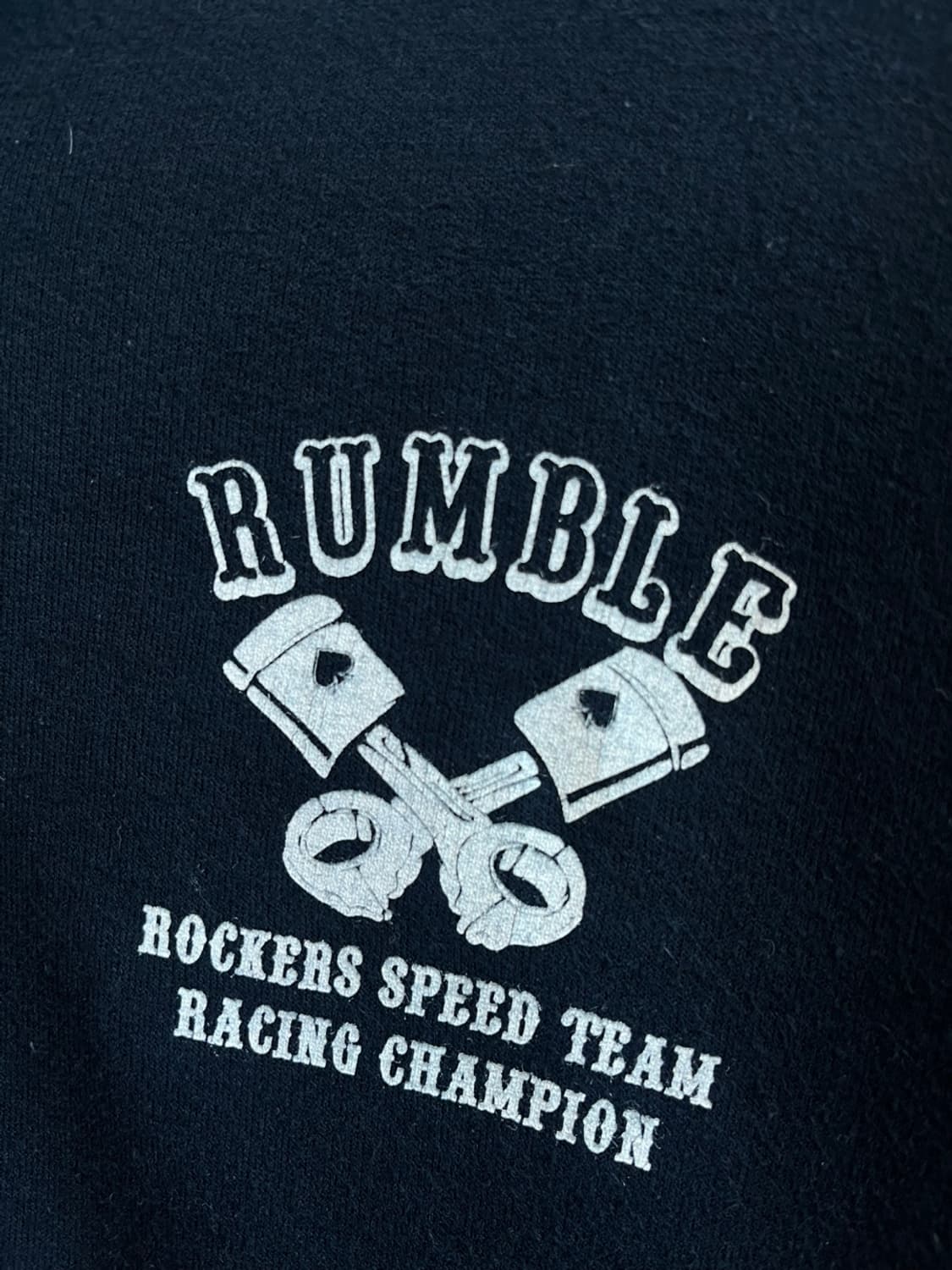 미국빈티지 RUMBLE ROCKERS SPEED TEAM 스컬 후드집업  상품이미지3