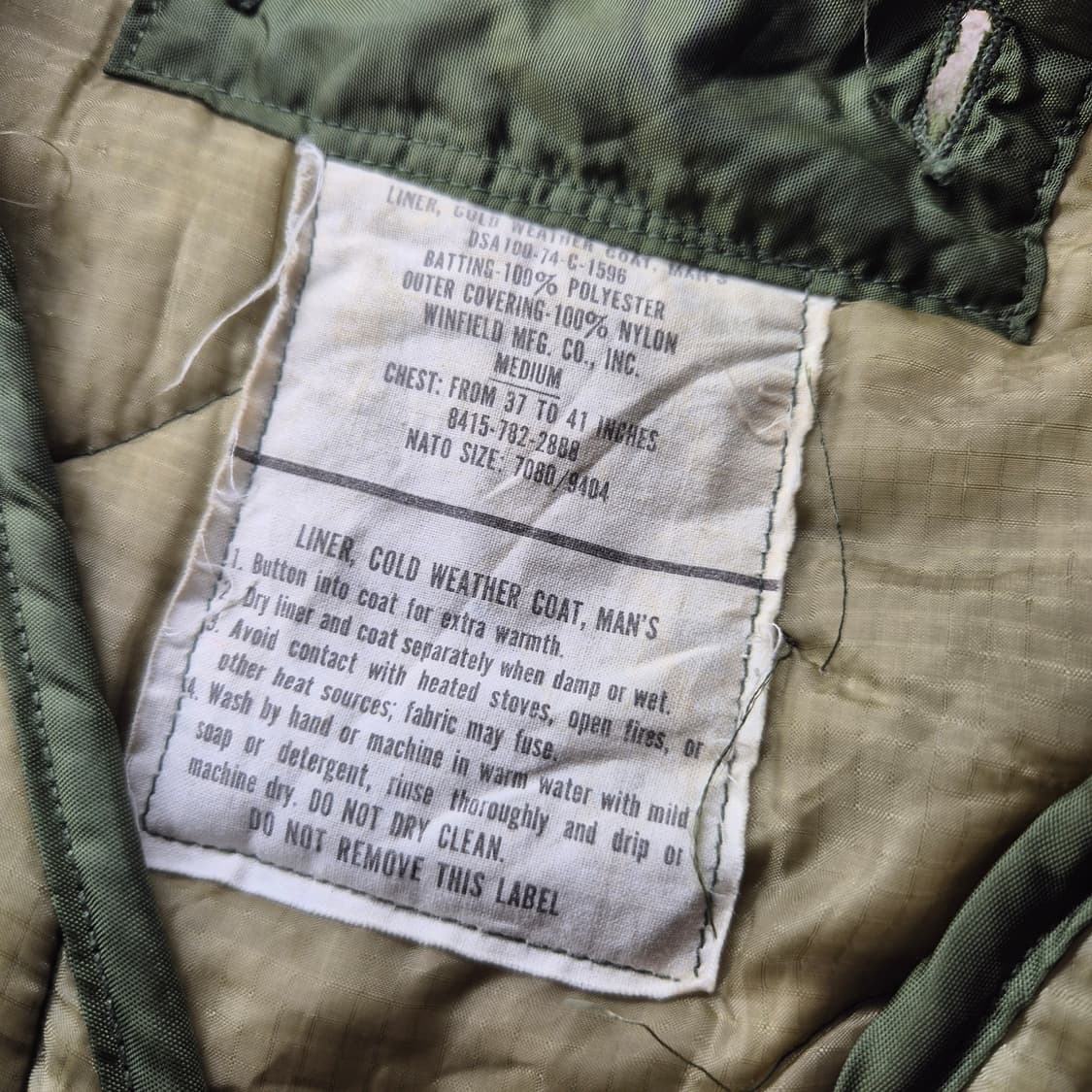 70s 미군 라이너 상품이미지4