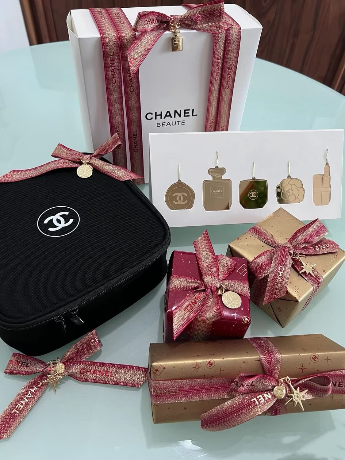 샤넬뷰티 트래블 미러 파우치 메이크업 기프트 파우치 상품이미지8