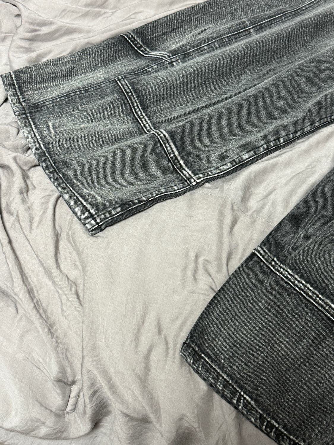 비긴202 베네타 투턱 데님팬츠 오프블랙 2 상품이미지7