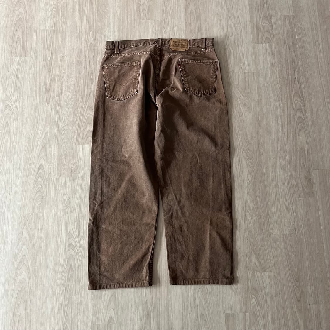 [36X32] 90s 빈티지 리바이스 565 브라운 made in usa 상품이미지5