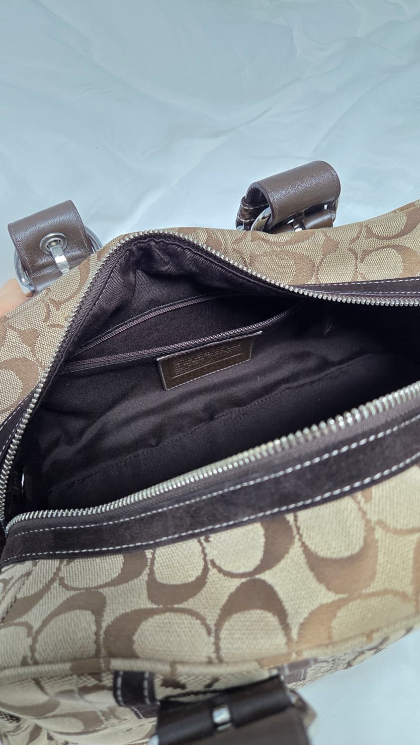 빈티지 코치 볼링백 토트백 상품이미지7