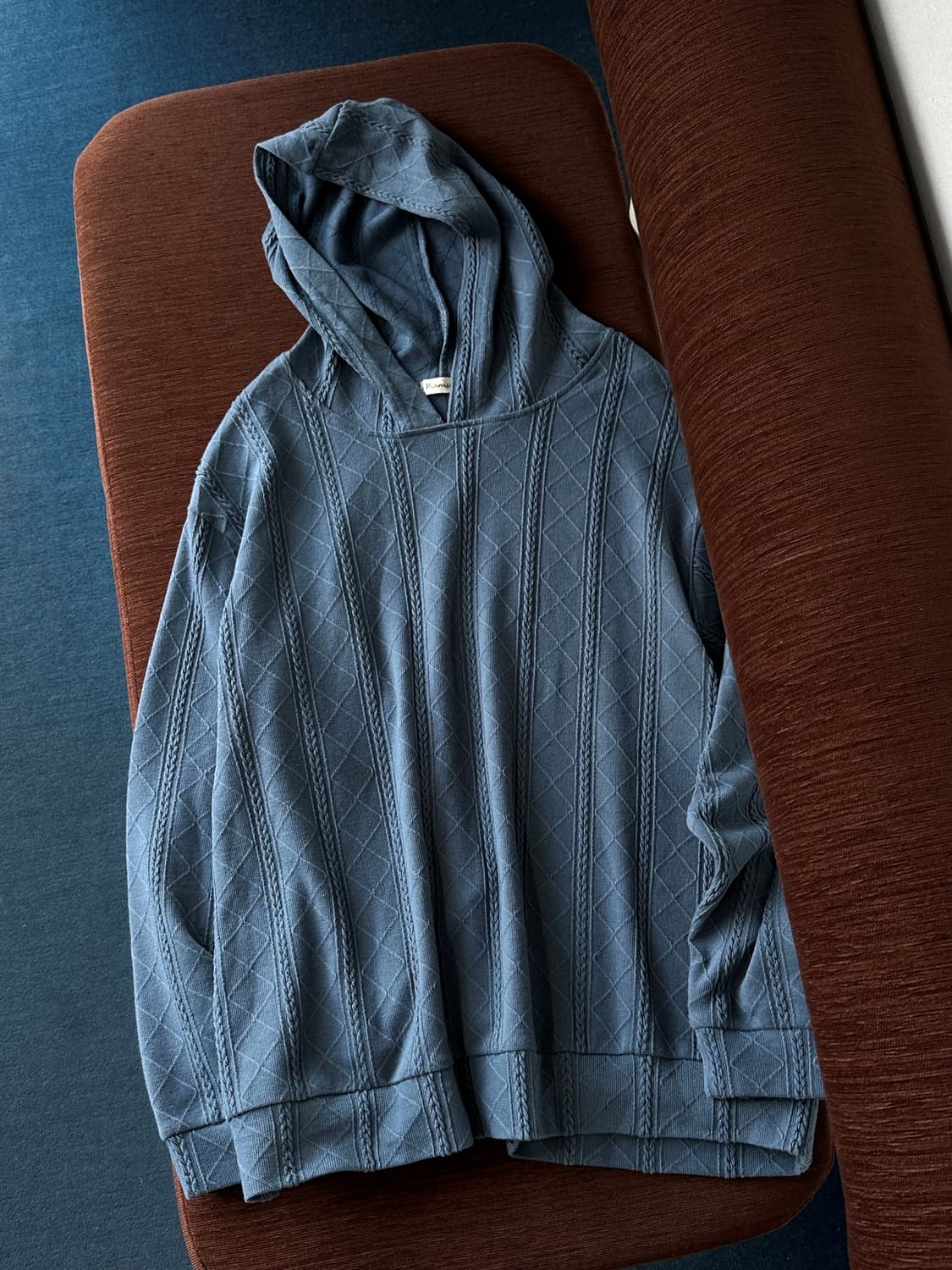 Jacquard knit hooded top 상품이미지6