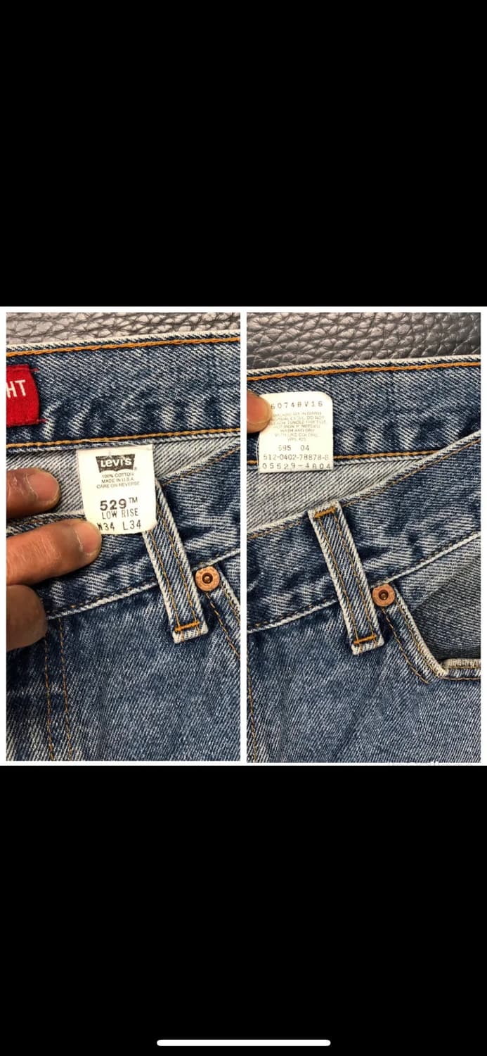 90s 리바이스 529 made in US 상품이미지9