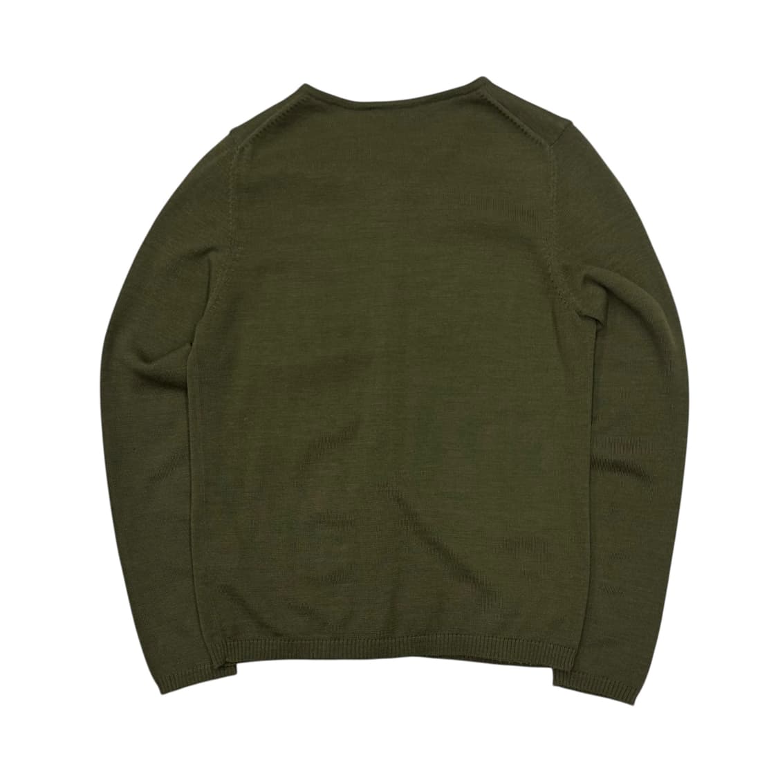 Benetton 베네통 올리브그린 가디건 42 상품이미지4