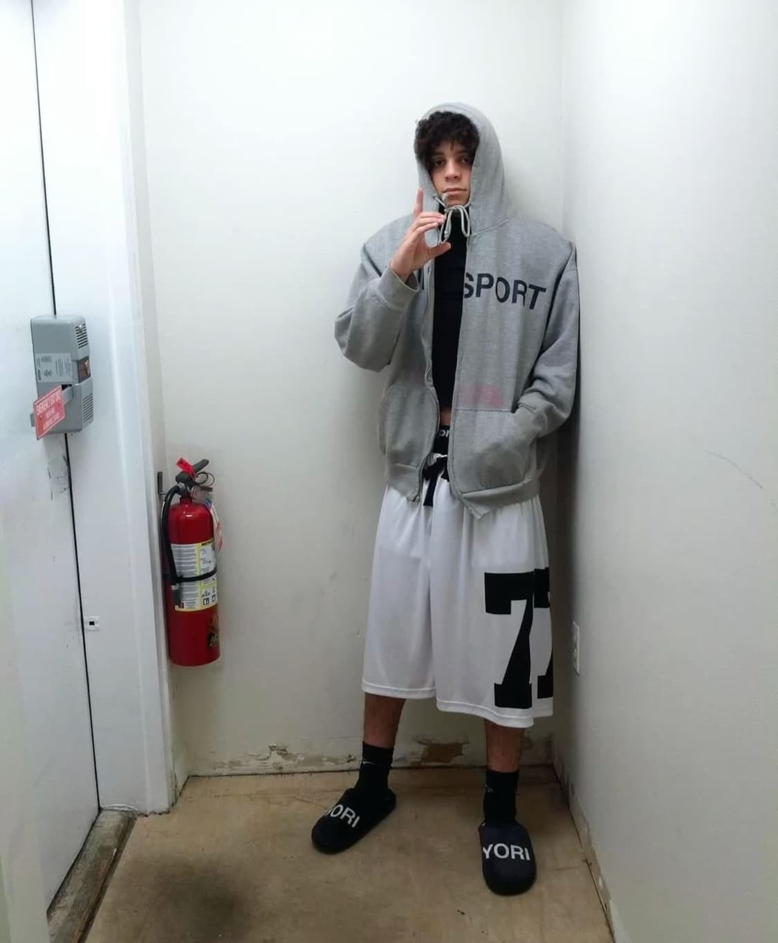 Yori Sport Text Zip-Up 상품이미지2