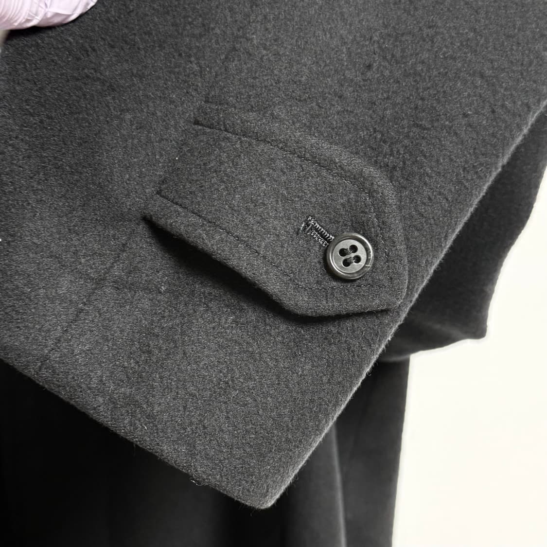 [캐시미어 100%] 블랙 롱 남성 코트 상품이미지7