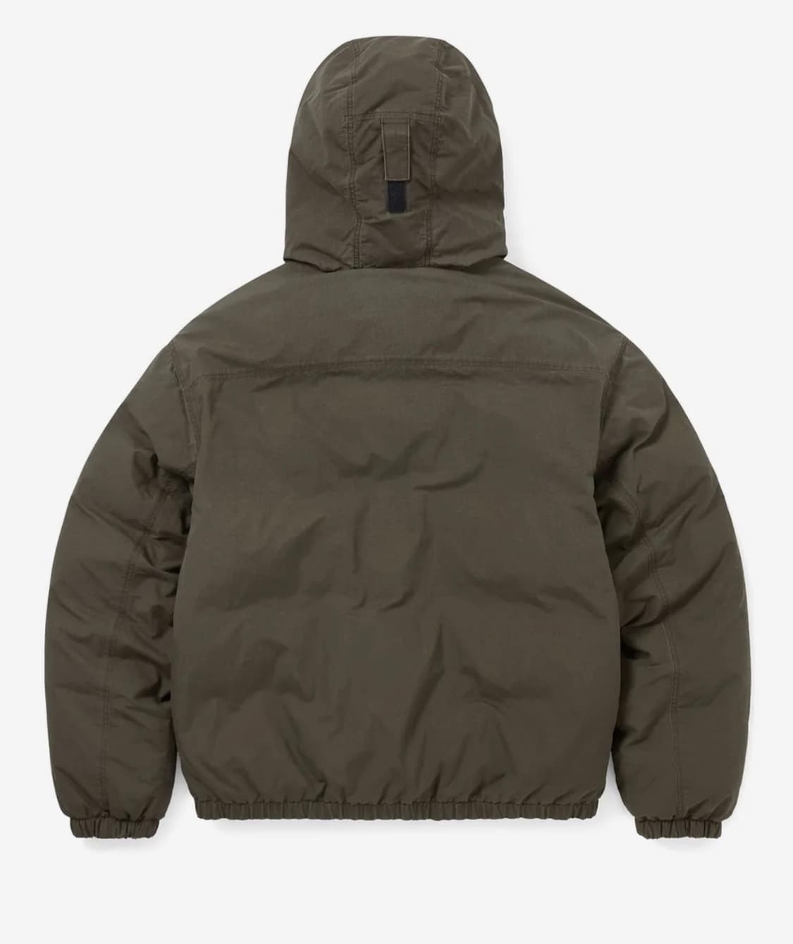 디스이즈네버댓 워시드 다운 푸퍼 자켓 올리브 브라운 상품이미지4