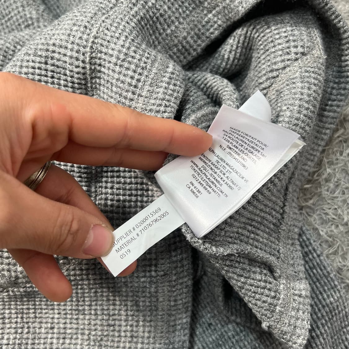 [95] 폴로 랄프로렌 와플 후드티 상품이미지4