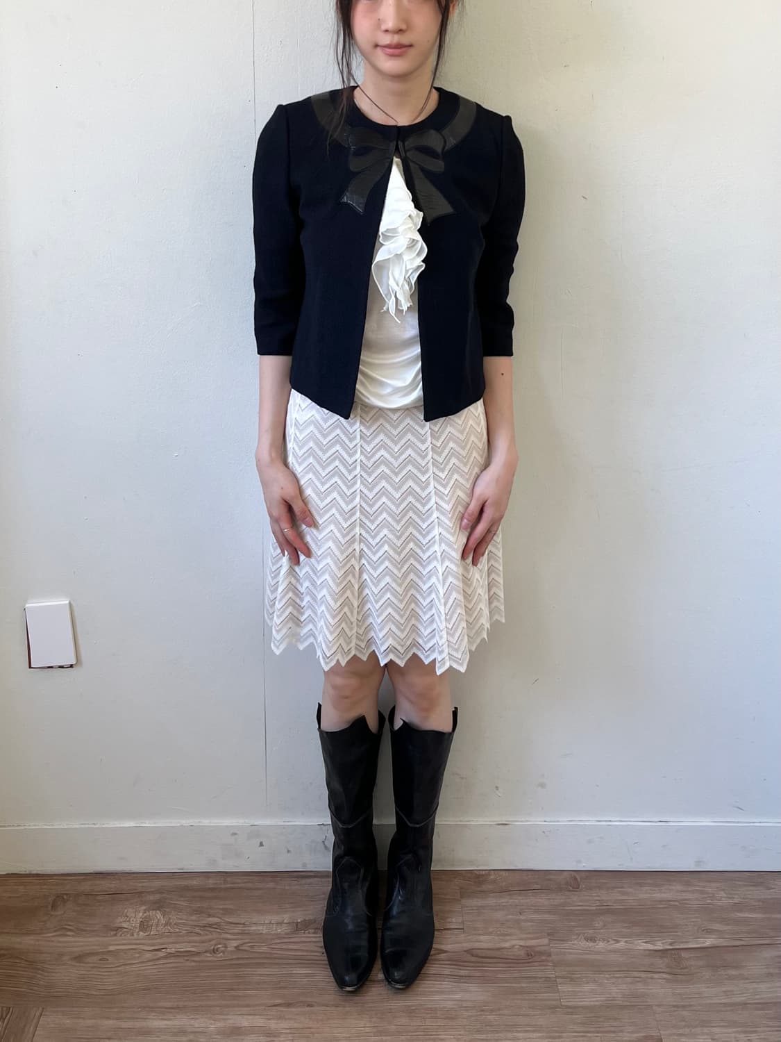 ST. JOHN 리본 트위드 자켓 상품이미지9