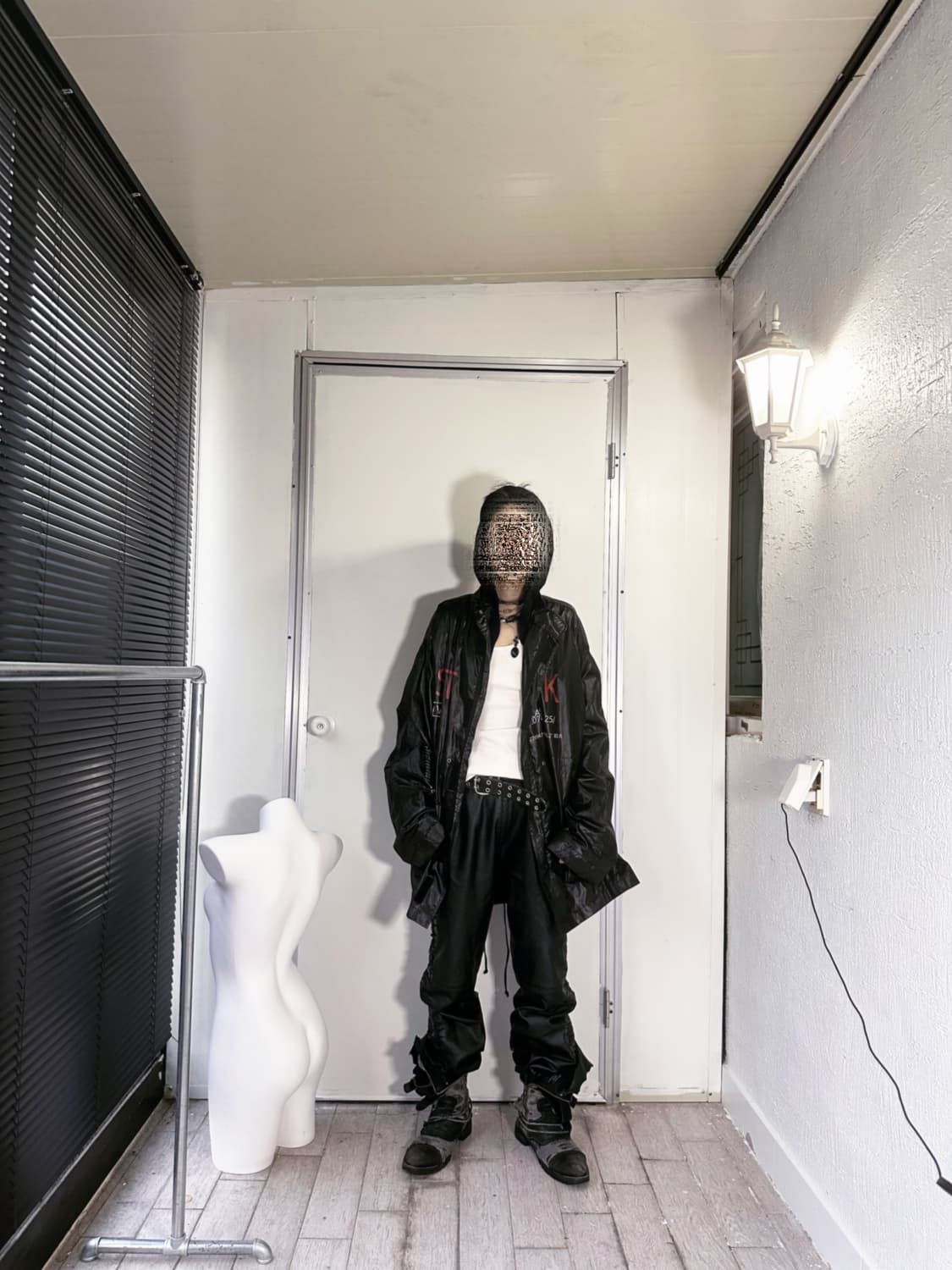 long trench hooded jacket 상품이미지3