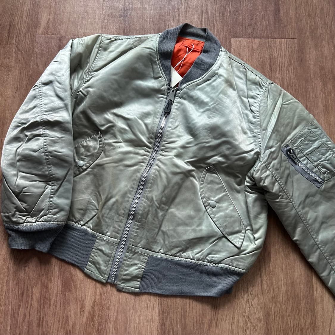 코린스 MFG MA-1 항공 점퍼 USA 80s 상품이미지4