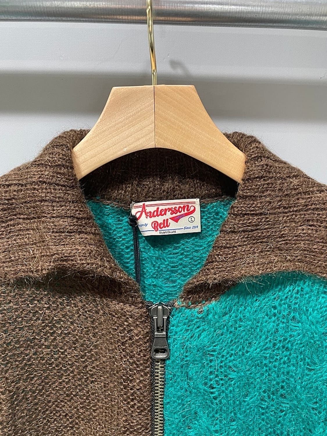 (정품/새상품) 엔더슨 벨 공용 패치워크 가디건 상품이미지2