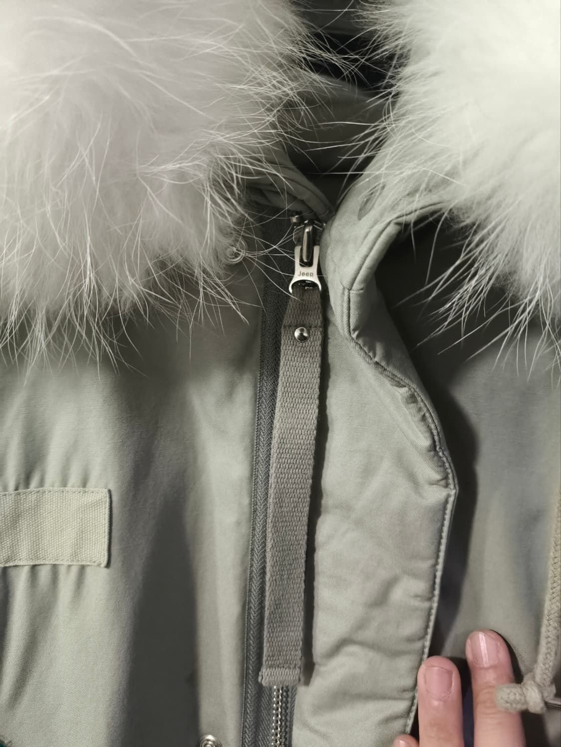 100 지프 폴라베어 야상 다운 패딩 점퍼 상품이미지5