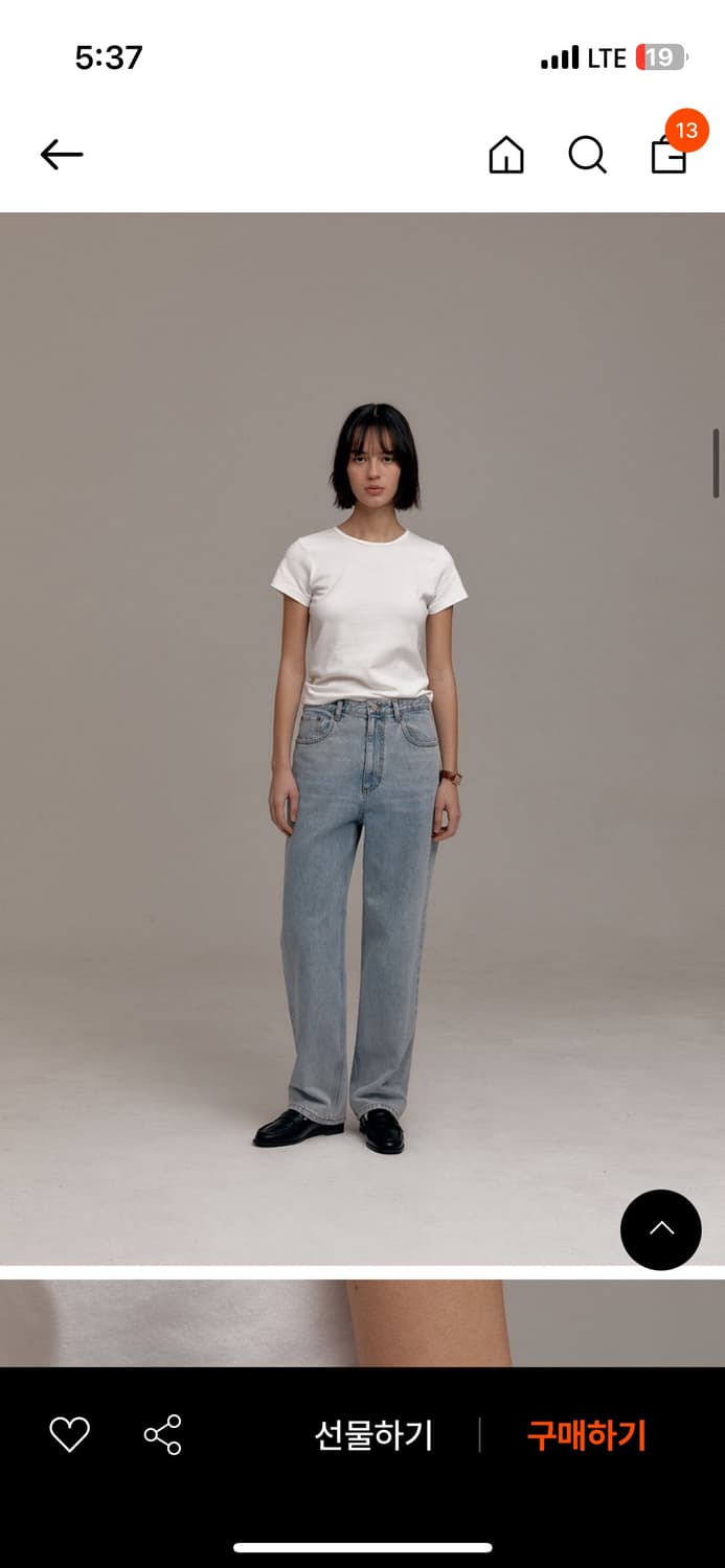 샵엠 shopm grace denim blue 상품이미지1