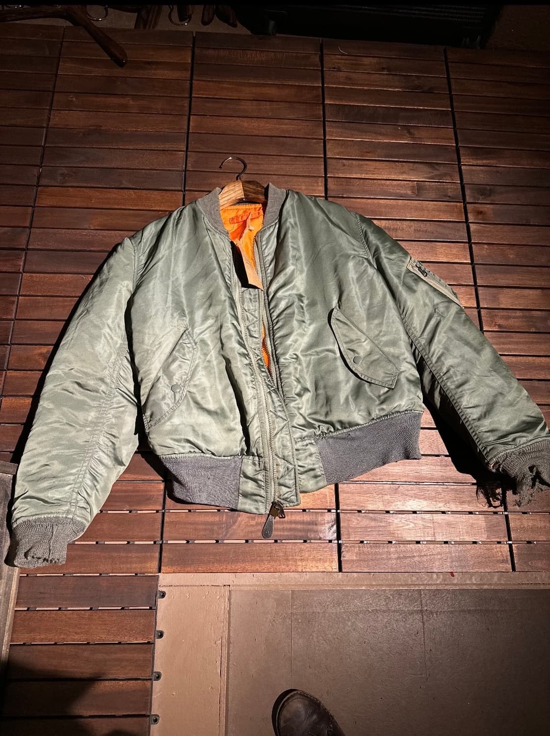 70s USA Original MA-1 8279E Jacket 상품이미지1