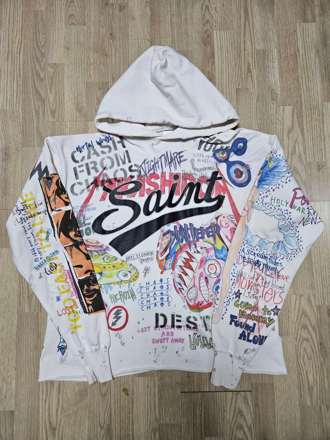 세인트미카엘 x 무라카미 타카시 후드 상품이미지1