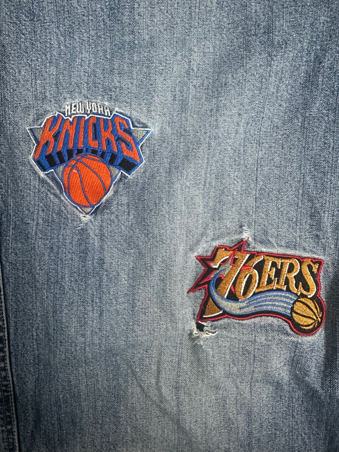 00s 빈티지 유엔케이 Nba 패치 데님 팬츠 상품이미지6
