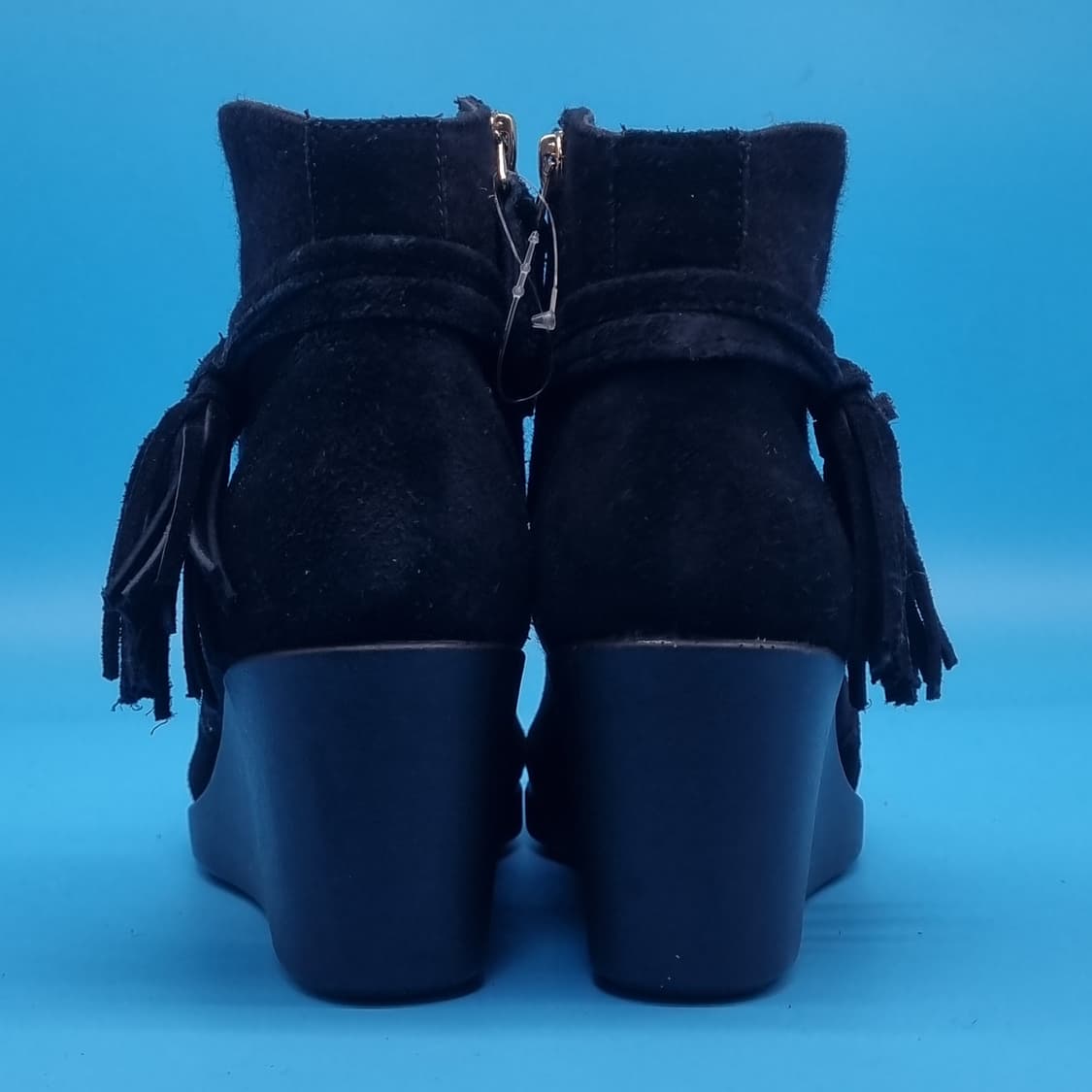 o 새상품 크록스 스웨이드 웨지힐 여성부츠220 상품이미지4