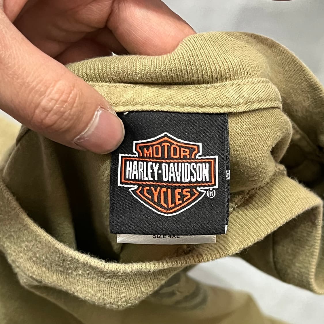  USA 할리데이비슨 크롬 프린팅 반팔티 y15705 상품이미지5