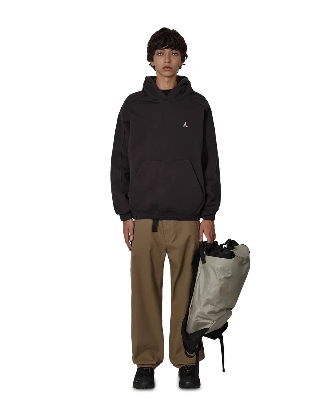 [M,L,XL]로아 하이킹 25fw Logo 490gsm 후드티 상품이미지4