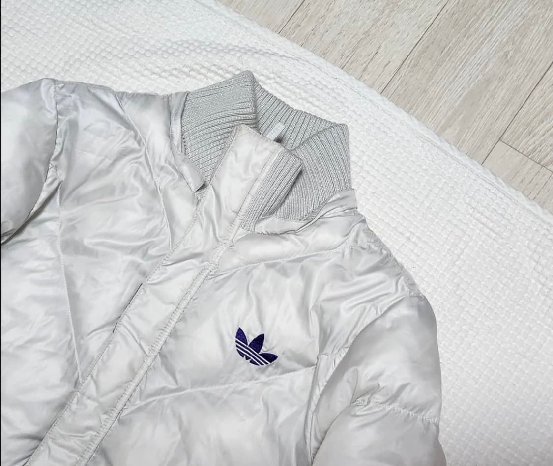 아디다스 y2k 퀄팅 라인 패딩 올드스쿨 여성 자켓 상품이미지2