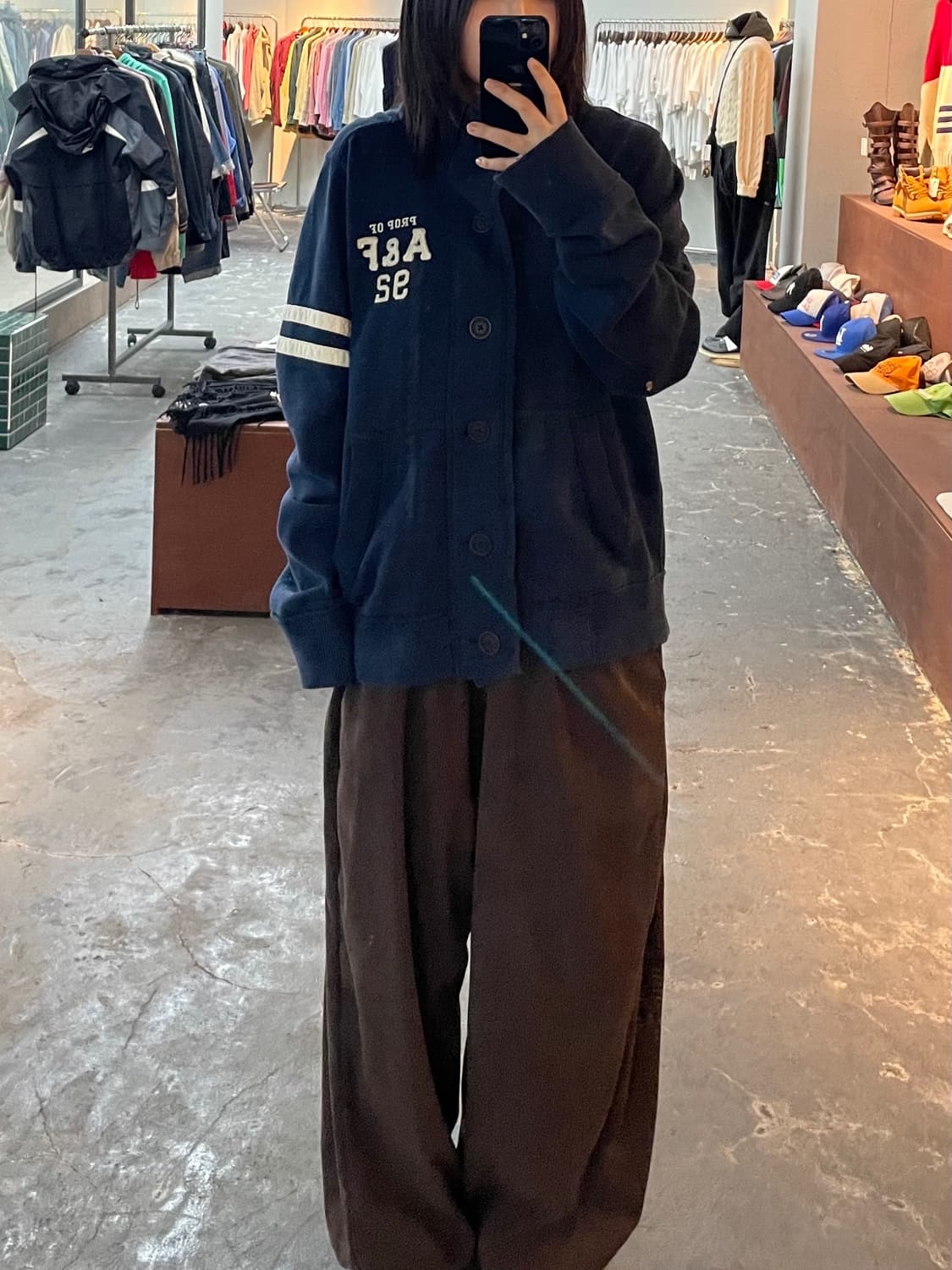 아베크롬비 네이비 버튼 가디건 H997 상품이미지1