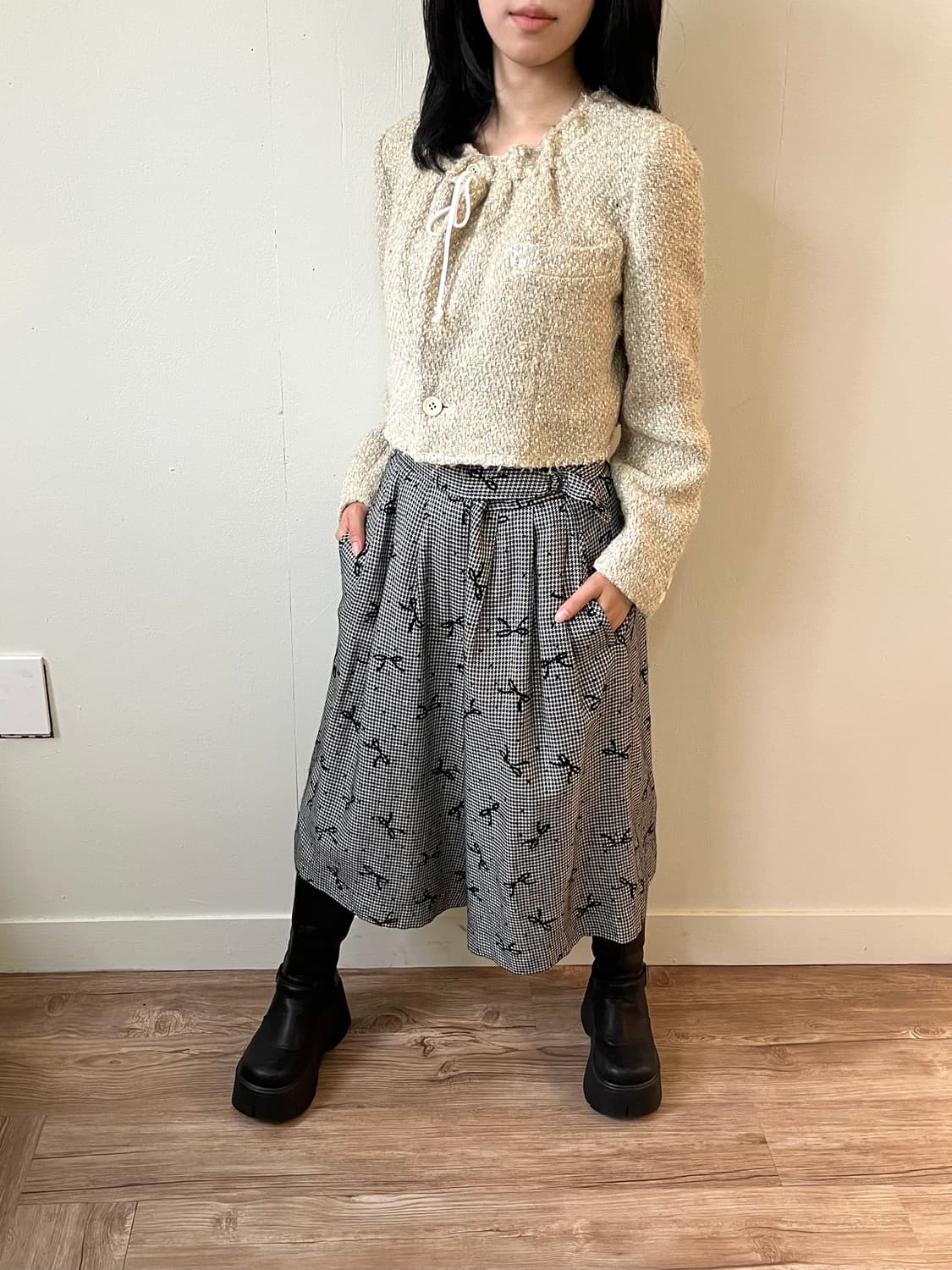 COMME des GARCONS 트위드 크롭 자켓 상품이미지6